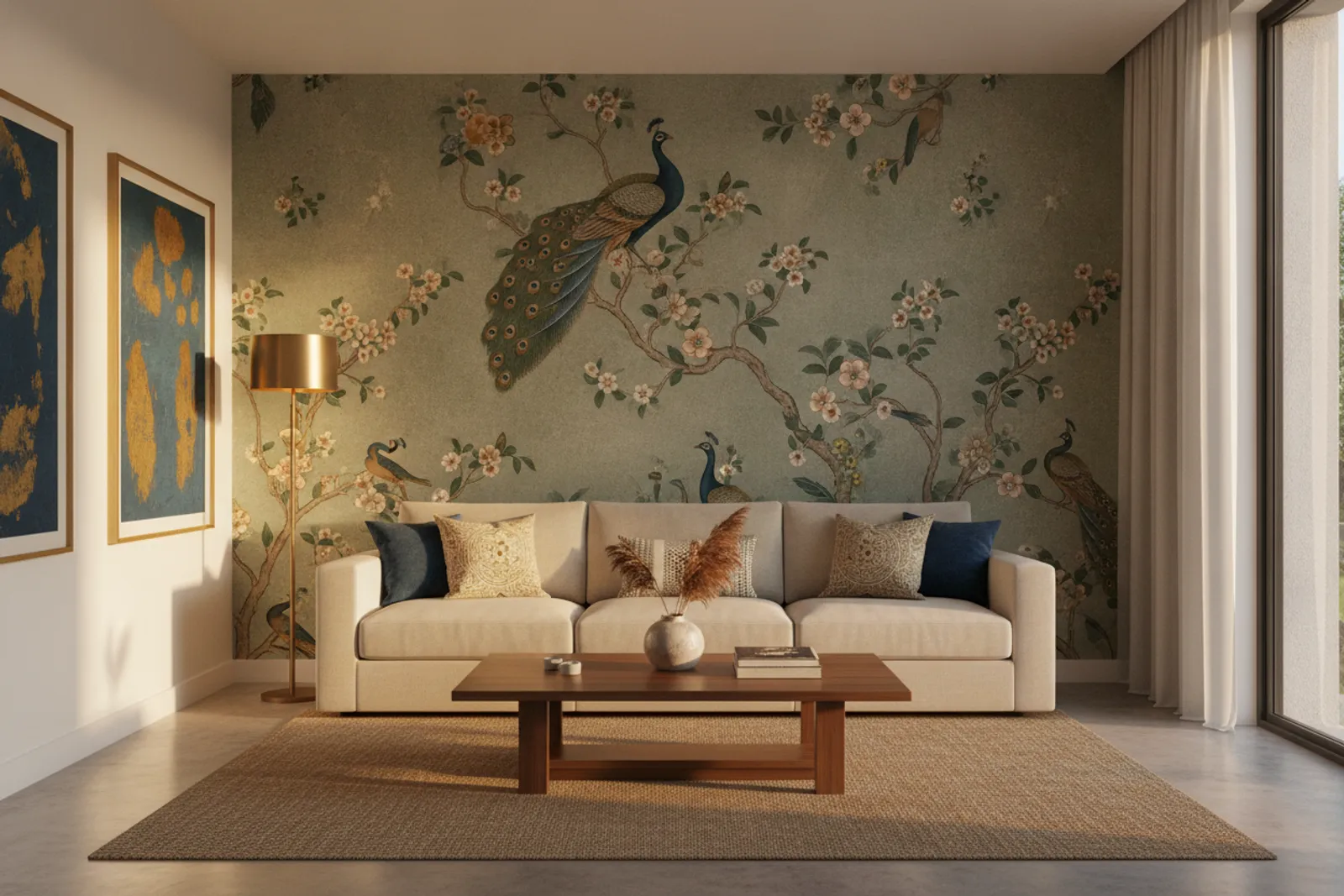 12 Living Room Accent Wall Ideas With Custom Wallpaper (2026): Which Wall, Which Design, What It Costs